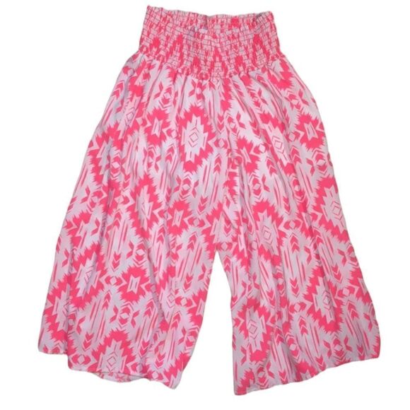 Turquoise Haven Palazzo Pants - Picture 1 of 8